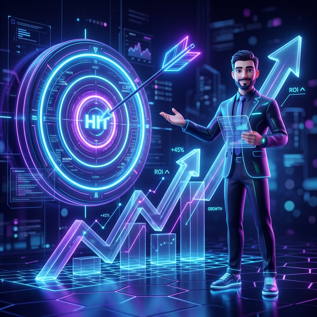 SEO Marketing 3D